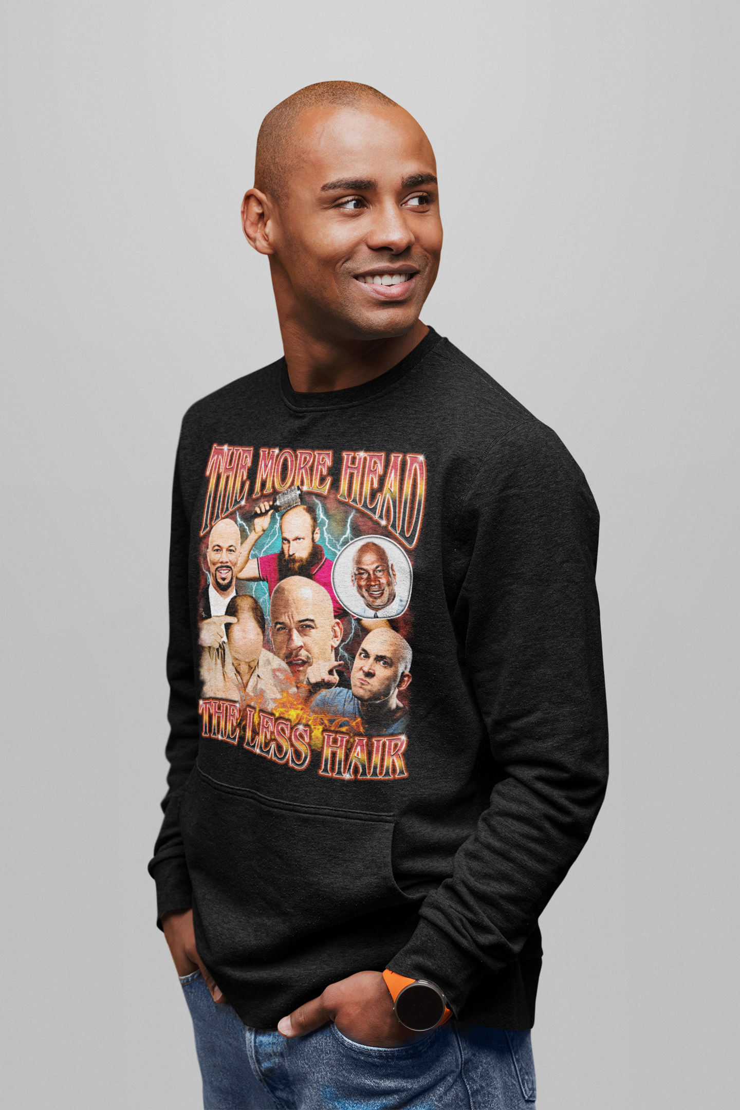 The More Head X The Less Hair Sweatshirt