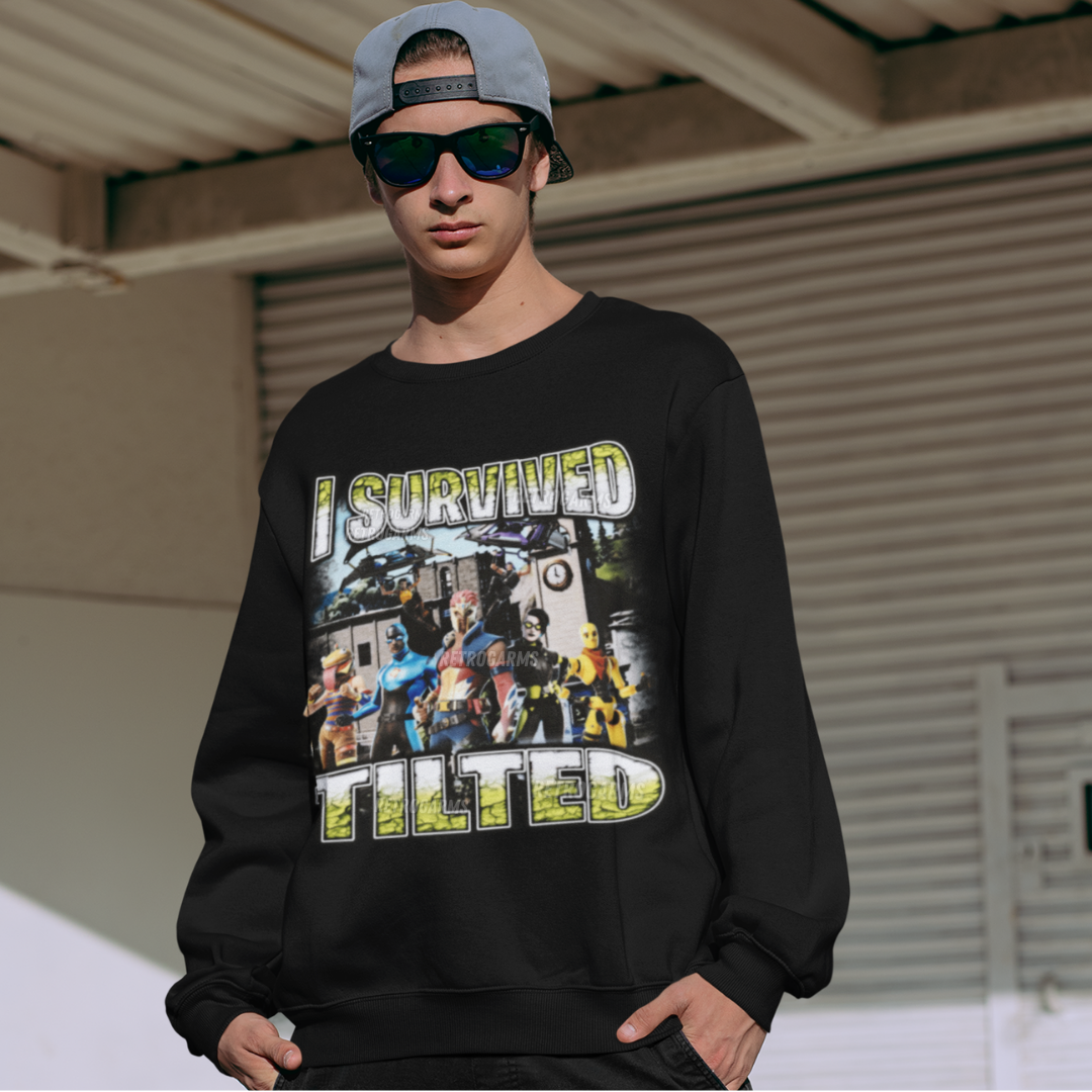 Fortnite I Survived Tilted, Battle Royale Sweatshirt