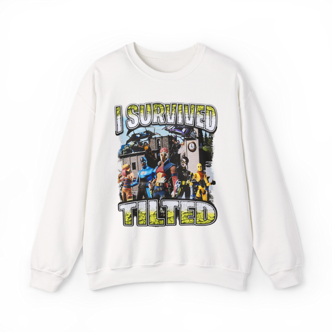 Fortnite I Survived Tilted, Battle Royale Sweatshirt