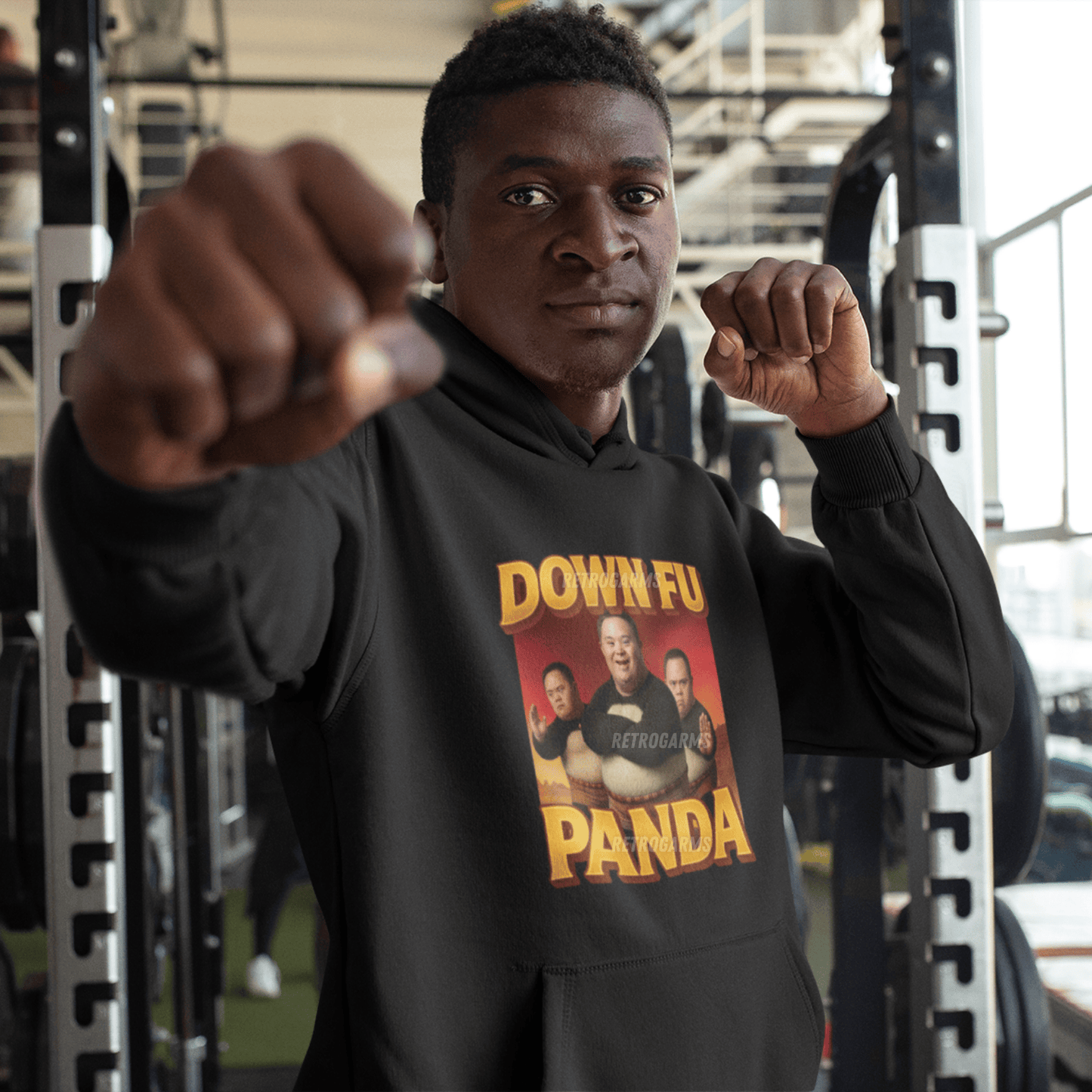 Down Fu Panda Hoodie