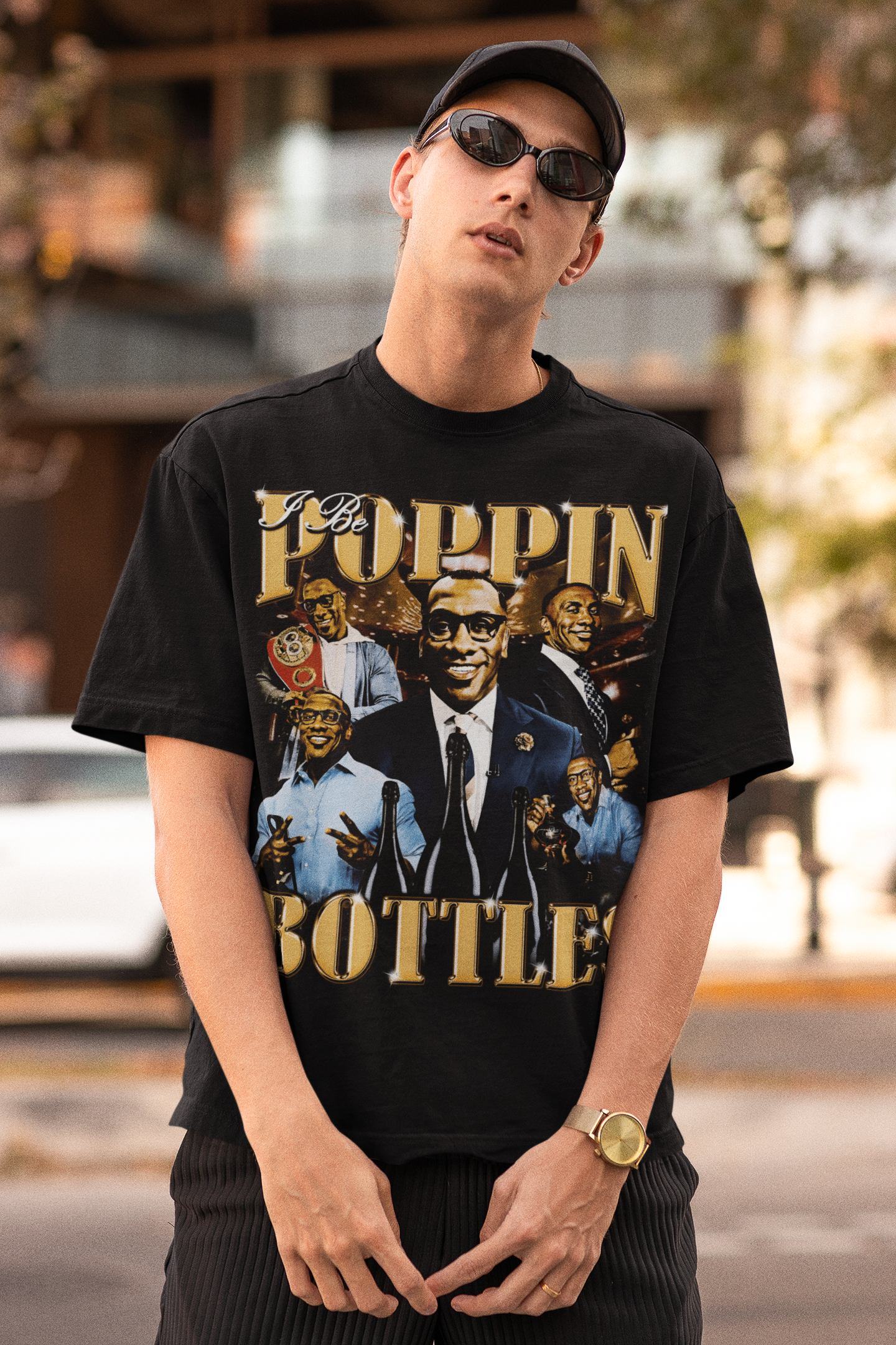 Shannon Sharpe Bottles Tee