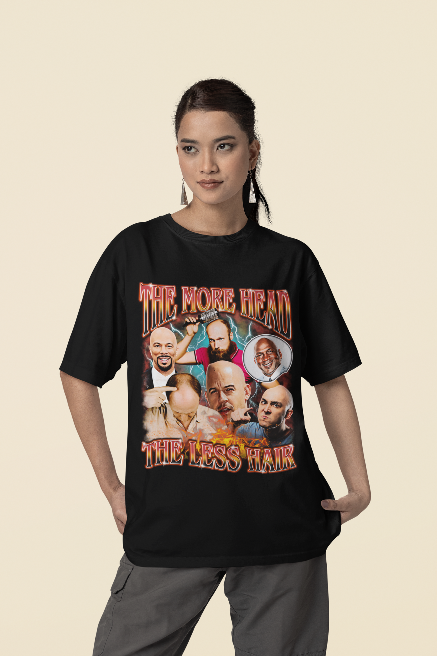 The More Head Less Hair Tee